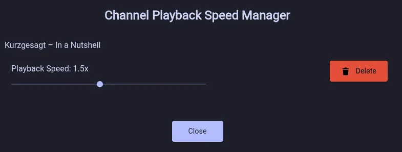 Manual save button under player