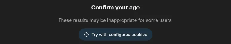 Search age confirmation with the configured-cookie retry