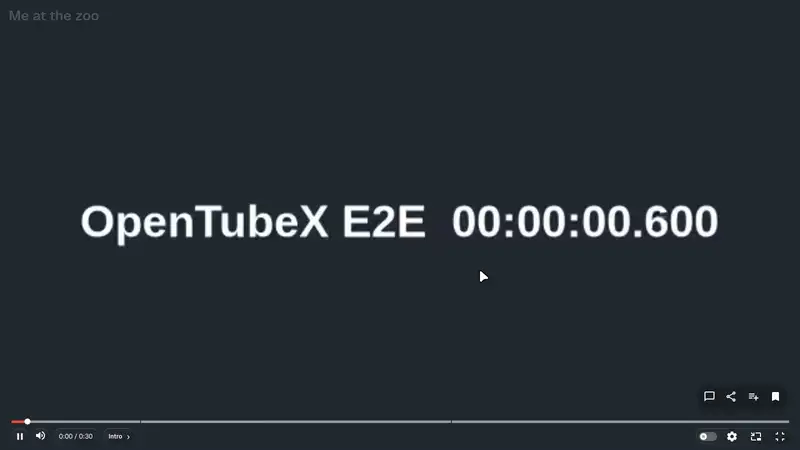 Fullscreen video information dock opening and closing with smooth video resizing