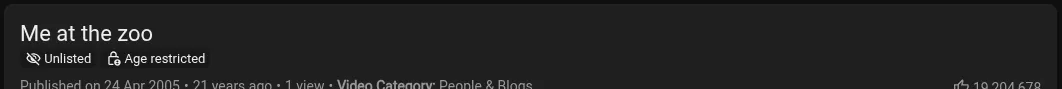 Age-restricted and unlisted video badges