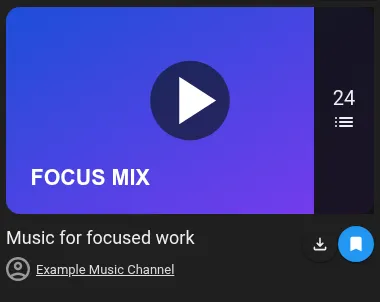 Saved YouTube playlist in Your Playlists
