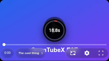 SABR countdown above the mobile play button