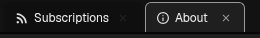 Ctrl+middle-click unloads the About tab, then clicking reloads it