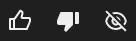 Selected negative recommendation feedback