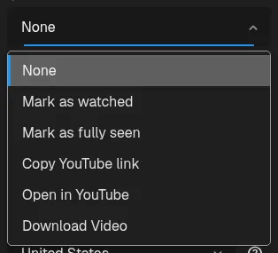 Mark as fully seen in the Extra Thumbnail Action setting