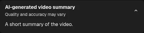 Summary disclaimer wraps without a leading separator