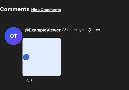 Comment GIFs animate only while hovered